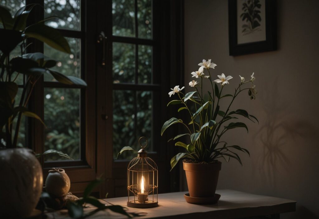 casa com jardim de inverno