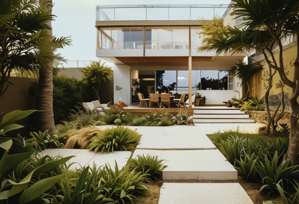 jardim de casas modernas